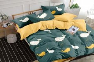 Комплект постельного белья MirSon Сатин 22-1219 Whale 110x140 (2200002465700)