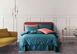 Комплект постельного белья Bella Villa Сатин с вышивкой 200x220 (T-0011)