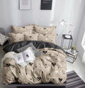 Комплект постельного белья Stella Prima Микросатин 160x220 Кофейный (SP-1033 Sn)