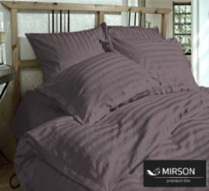 Простынь MirSon Сатин Premium жаккард Peony 150х220 (2200001862715)