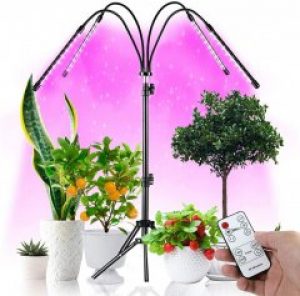 Светодиодная Фитолампа GrowLight cо Штативом для Выращивания Комнатных Растений Full Spectrum (20201202)