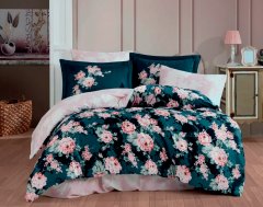Комплект постельного белья Hobby Exclusive Sateen Adriana темно-розовый 200х220 (8698499154537)