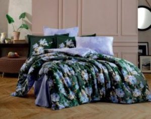 Комплект постельного белья Hobby Exclusive Sateen Adriana сиреневый 200х220 (8698499154544)