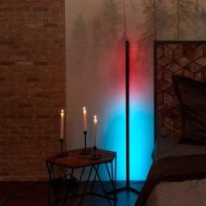 Светильник торшер светодиодный RGB напольный атмосферный угловой 150 см с Wi-Fi