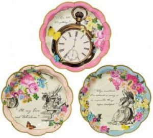 Одноразовые тарелки Talking Tables Причудливая Алиса 12 шт (5052714054539)