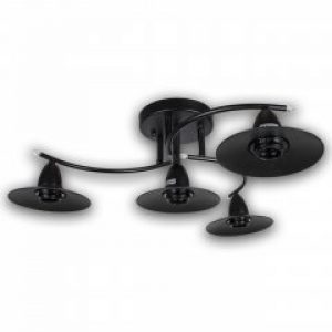 Люстра лофт на 4 патрона P3-8007B/3+1C/BK