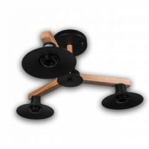 Люстра лофт на 3 лампочки P3-201019A/3C/BK