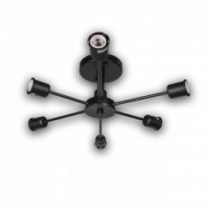 Потолочная люстра лофт на 6 патронов P3-8008/6C/BK