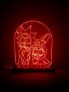 3D світильник-нічник Zayaka Rick and Morty Рик и Морти RGB 15 кольорів 595