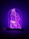3D світильник-нічник Zayaka Джо Джо aніме Jo-Jo RGB 15 кольорів 755