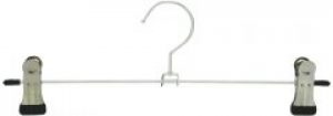 Вешалка для юбок и брюк с прищепками Мій Дім металлическая 28.5 см (WW00002)