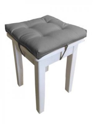 Подушка на табурет Кедр на Ливане серия Color 35x35x5 см Серый (1885)