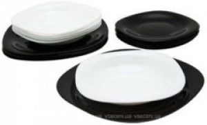 Сервиз Luminarc Carine Black/White из 18 предметов (N1479)