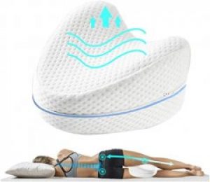 Подушка анатомическая ортопедическая для коленей и ног и комфортного сна с эффектом памяти (74658223-Т) Белый