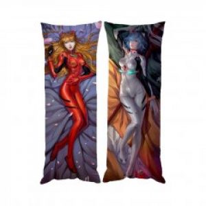 Дакимакура Рей Аянами / Аска Лэнгли Евангелион / Evangelion 40х100 см со съемной наволочкой (dak0060)