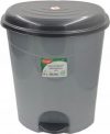 Мусорное ведро с педалью Planet №4 22 л Металлик (10343kmd)