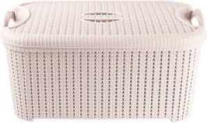 Корзина с крышкой Planet Flexi 10 л Розовый (10543kmd)