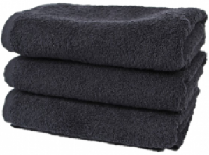 Махровое полотенце Lotus 450 г/м² 70х140 см Black (svt-2000022224512)