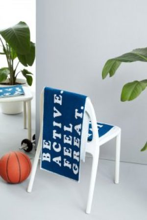 Махровое полотенце Maisonette Be Active Sport 30х110 Синее (8699965105039)