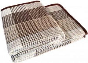 Покрывало Vladi Клетка 140x200 Бежевое (4820000004253)