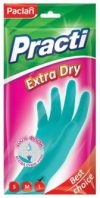 Перчатки резиновые Paclan Extra Dry L (4650086015229)