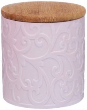 Банка для сыпучих продуктов Lefard с Бамбуковой Крышкой 10х10х11 см (940-222)