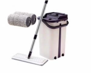 Швабра з віджиманням Scratch Cleaning Mop Миюча для прибирання і миття підлоги Бежевий