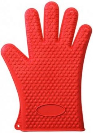 Силиконовая перчатка Supretto Красная (U077-0003)