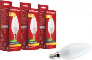 Светодиодная лампа Ultralight LED C37 7W 3000K E14 (UL-51890) 3 шт