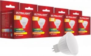 Светодиодная лампа Ultralight LED MR16 6W 3000K G5.3 (UL-51898) 5 шт