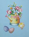 Вафельное полотенце Зоряне Сяйво Пасха Лейка 45х60 см (911_пасха лейка)