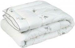 Одеяло Руно Зимнее 140х205 из искусственного лебяжьего пуха (321.52_Silver Swan) (2000009618310)
