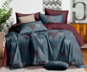 Комплект постельного белья MirSon Сатин Premium 22-1263 Pyramids 110х140 (2200003058956)