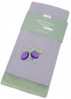 Набор полотенец Home Line 160281 Слива 45х60 + 45х70 Лиловый/Зеленый (2600001602814)