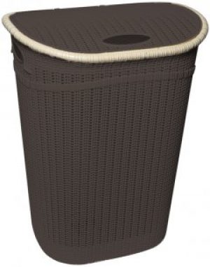 Корзина Irak Plastik Gordes 52 л Коричневая (6274kmd)