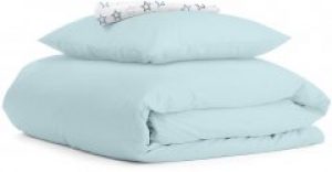 Комплект натурального постельного белья Cosas 155х215 Ranfors_LightBlue_StClGreyBlue (4822052061688)