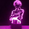 Настольный светильник-ночник Леви Аккерман Атака на Титанов настольная 3D Лампа 16 Цветов USB - Attack on Titan (12506)