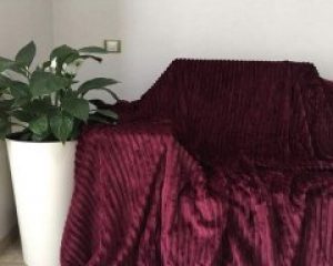 Плед Awa Шарпей Марсала полуторный 150х200см