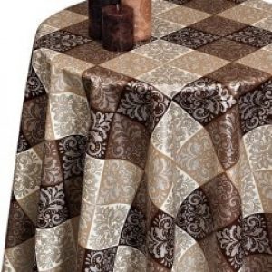 Клеенка кухонная Oncu Grup Декорама 1.4 м коричневая пог. м. (107-А)