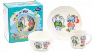 Набор посуды для завтрака Milika Friendly Walk 3 предмета (M0690-KS-2002)