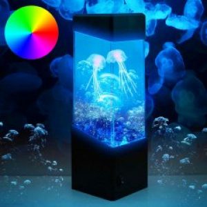 Детская настольная лампа-ночник со светодиодными медузами