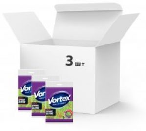 Упаковка салфеток-губок Vortex с принтом 6 шт (18403630)