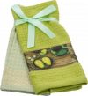 Набор кухонных полотенец MirSon №5042 Waffle Avocado 40x70 см x 2 шт