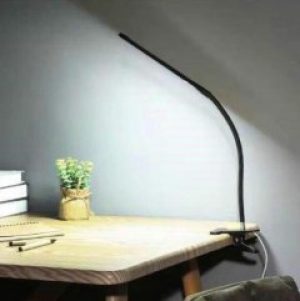 Настольная лампа LAMP 206 на прищепке USB 24 LED светодиодная Черная (12072)