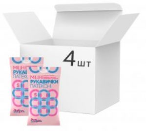 Упаковка перчаток латексных Добра Господарочка прочных S 4 пары (4820086520027)