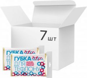 Упаковка губок кухонных Добра Господарочка для тефлона 7 шт (4820086520416)