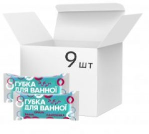 Упаковка губок для ванной комнаты Добра Господарочка 9 шт (4820086521109)