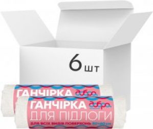 Упаковка тряпок для пола Добра Господарочка 6 шт (4820086521055)
