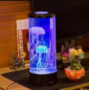 Ночник-лампа 3D "Медуза" настольный со светодиодными медузами LED Jellyfish Mood Lamp лампа медуза 3D ночник