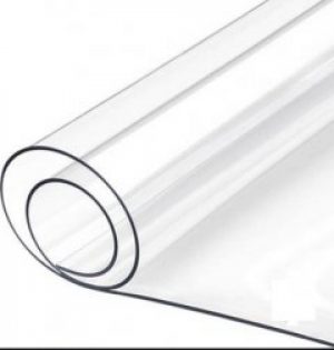 Мягкое стекло Силиконовая защитная скатерть для мебели Soft Glass 1.0х1.0 м (толщина 1.5мм) Прозрачная